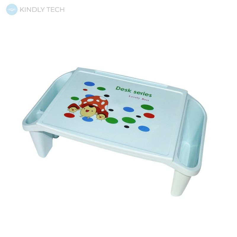 Стол-органайзер для творчества Desk Series детский пластиковый универсальный с ячейкой для стакана 52х27х19 см микс