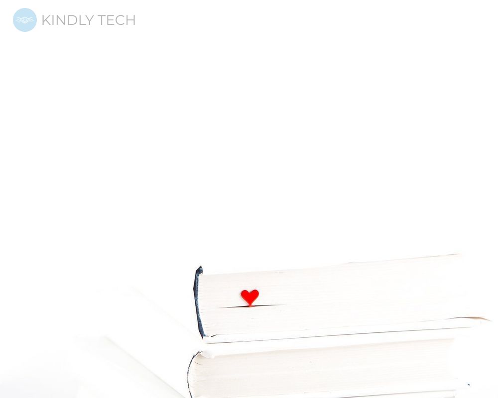 Закладка для книг «Сердце», Красный