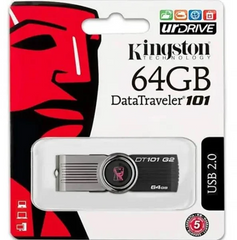 Флешка флеш накопичувач USB 64Gb Kingston DT101