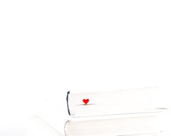 Закладка для книг «Сердце», Красный