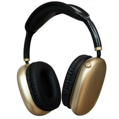 Накладні бездротові навушники Max — Black-Gold