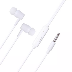 Дротові навушники з мікрофоном 3.5mm — Celebrat G13 — White