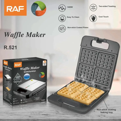 Вафельница электрическая бытовая антипригарная Waffle Maker RAF R.521 1400W