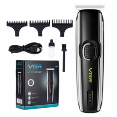 Машинка для стрижки волос и бороды профессиональная аккумуляторная VGR V-020