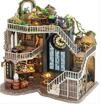 3D Румбокс &laquo;Домашній затишок&raquo;&lrm; DIY DollHouse з пилозахисним куполом