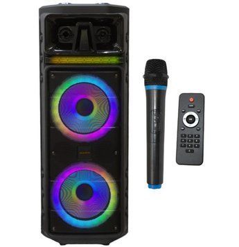 Портативная колонка KOLAV-M2102 с функцией караоке с микрофоном
