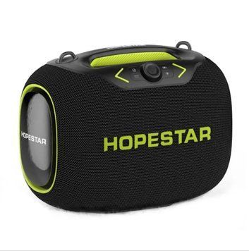Колонка портативная Hopestar PARTYBOX, с двумя микрофонами, черная