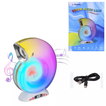 Bluetooth колонка настольная с подсветкой "Улитка", Snail L39 mini