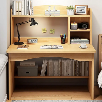 Письмовий стіл QW-G257C, 100&times;113&times;46 см, коричневий