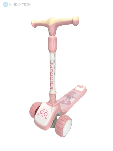 Детский самокат Scooter Vitality 118, Розовый