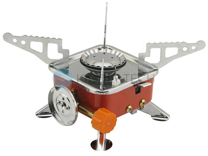 Туристическая газовая плита с пьезоподжигом MB-K202 для пикника и кемпинга