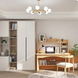 Письмовий стіл QW-G257C, 100&times;113&times;46 см, коричневий