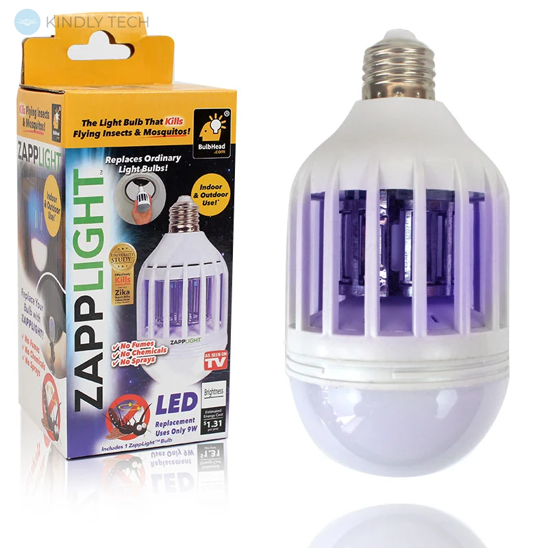Світлодіодна лампа-приманка для комах Zapp Light