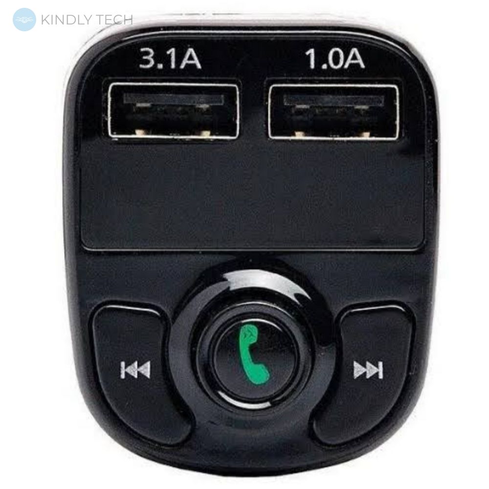 Автомобільний FM модулятор X8 HM від прикурювача з двома USB портами