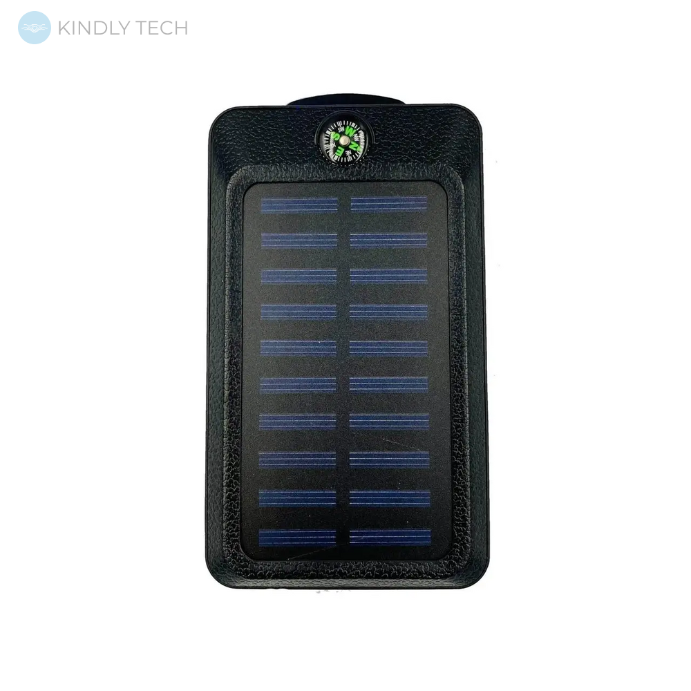 Повербанк Smart Solar на 20000 mAh с солнечной панелью и компасом Power Bank, В ассортименте