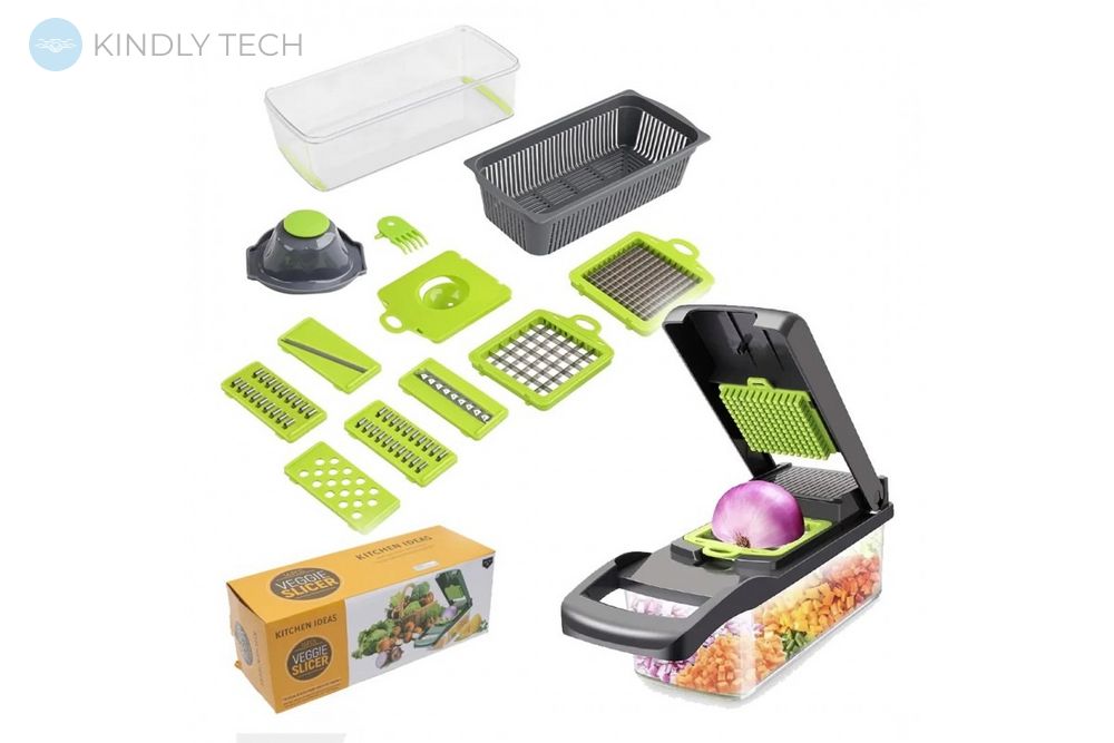 Універсальна овочерізка ручна Veggie Slicer 14в1 223-1