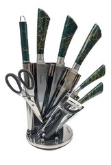 Набор кухонных ножей Rainberg Rb-2499 на подставке 9 предметов