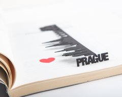 Закладка для книг «Прага», Чорний
