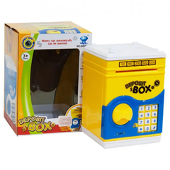 Сейф-скарбничка зі звуковими та світловими ефектами Deposit BOX, Yellow