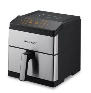 Мультипіч-аерофритюрниця Sokany SK-10099 9,5 л, 2200 Вт, подвійні тену