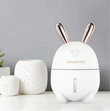 Увлажнитель воздуха с подсветкой зайчик Humidifier, White