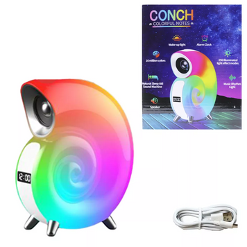 Bluetooth колонка настольная с подсветкой "Улитка", Snail N63