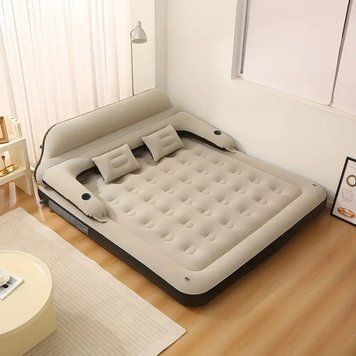 Надувной диван-матрас KING Size 202&times;152&times;70 см с насосом.
