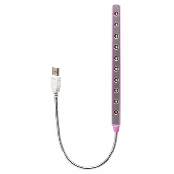 Лампа USB (10 світлодіодів), LED Підсвічування від USB