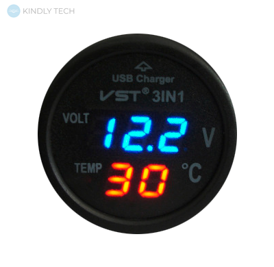 Часы автомобильные в прикуриватель VST 706-5