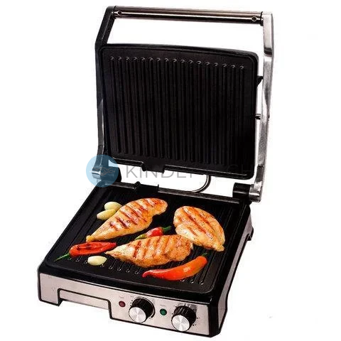 Контактный гриль прижимной Zepline ZP-057 электрический с таймером 3500W