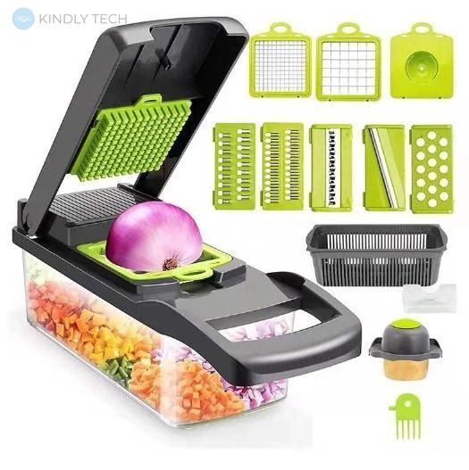 Універсальна овочерізка ручна Veggie Slicer 14в1 223-1