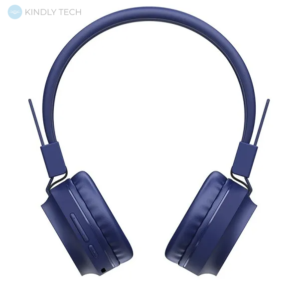 Беспроводные наушники накладные Hoco W25 Promise гарнитура Bluetooth 5.0, Синий