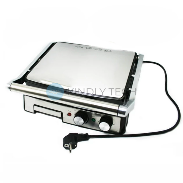 Контактный гриль прижимной Zepline ZP-057 электрический с таймером 3500W