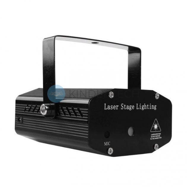 Светозвуковой лазерный проектор Laser Light HJ-08 4 в 1