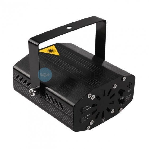 Светозвуковой лазерный проектор Laser Light HJ-08 4 в 1