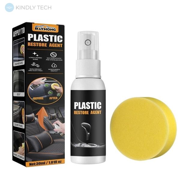 Средство для полировки автомобильных пластиковых деталей Plastic Restore Agent 521-2304, 30мл