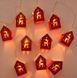Новогодняя гирлянда 20 LED, 3 м, тёплое белое свечение, USB