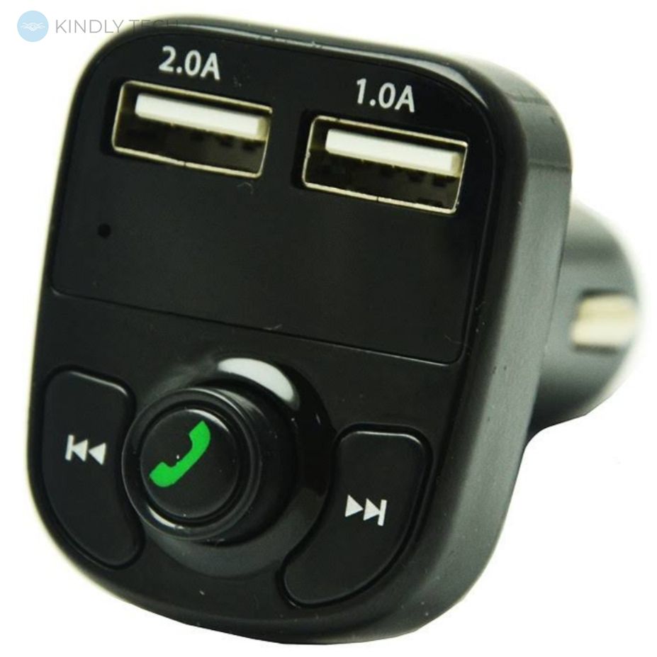 Автомобильный FM модулятор X8 HM от прикуривателя с двумя USB портами