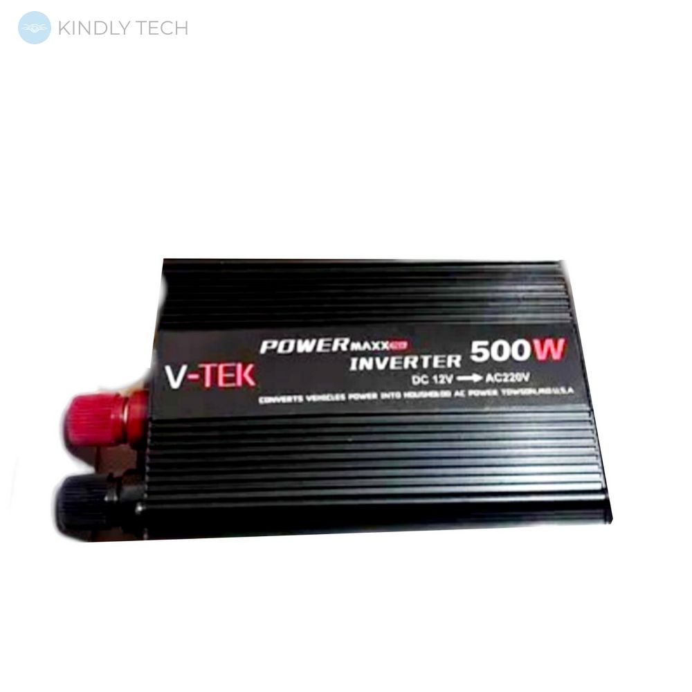 Автомобільний інвертор напруги V-TEK SSK-500W, 12/220V