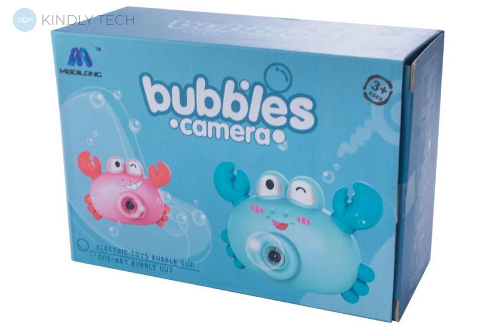 Фотоаппарат детский для создания мыльных пузырей Bubbles Camera микс