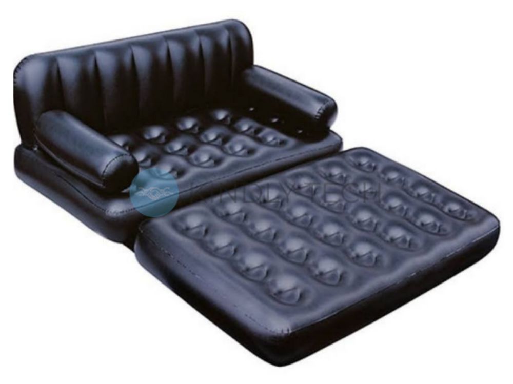 Надувний диван-трансформер 5в1 (188x152x64) + насос 220V, в сумці