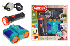 Дитячий набір туриста бінокль з ліхтариком та компасом Camping Binoculars
