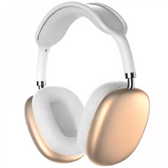 Накладні бездротові навушники Max — White-Gold