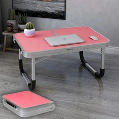 Складаний столик для ноутбука Рожевий