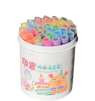 Яркие акварельные маркеры AND 638-36, 36 шт Water color pen