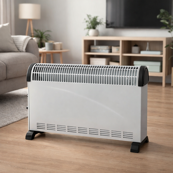 Эффективный электроконвектор Fan Master FM-02 2000 Вт с термостатом и тремя режимами обогрева до 25 м&sup2;.