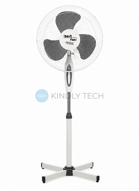Потужний підлоговий вентилятор Best Fan BT-001 45 Вт 40 см з поворотом 90&deg; та 3 швидкостями