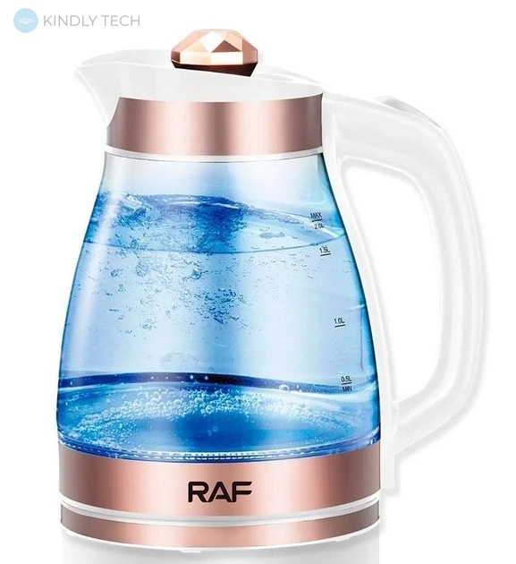 Электрический стеклянный чайник RAF R.7802 (2 л.) 2000W