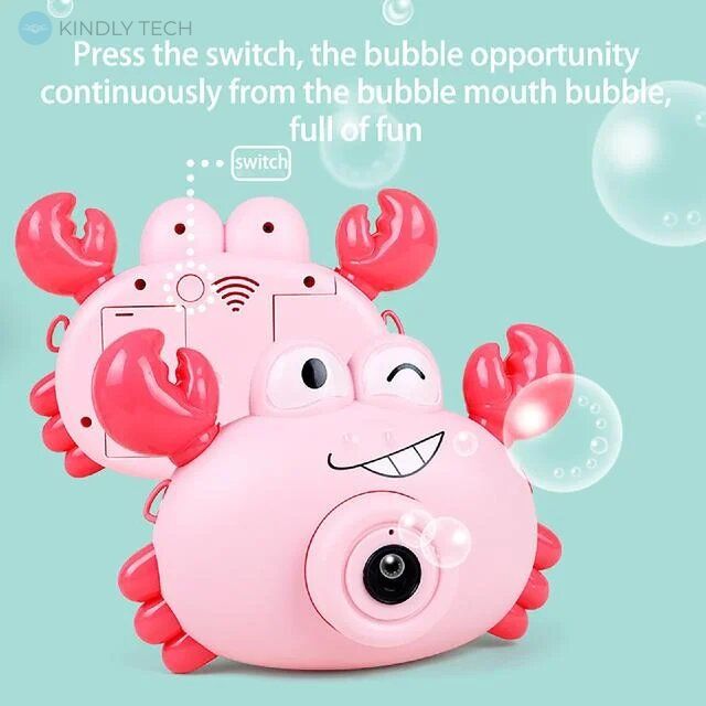 Фотоапарат дитячий для створення мильних бульбашок Bubbles Camera мікс