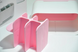 Органайзер для зубных щеток Large toothbrush caddy, Розовый